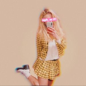 Dollskill Clueless plaid Cher outfit costume set